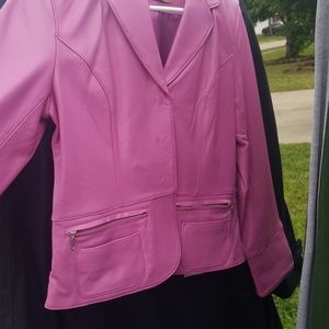 Leather jacket
